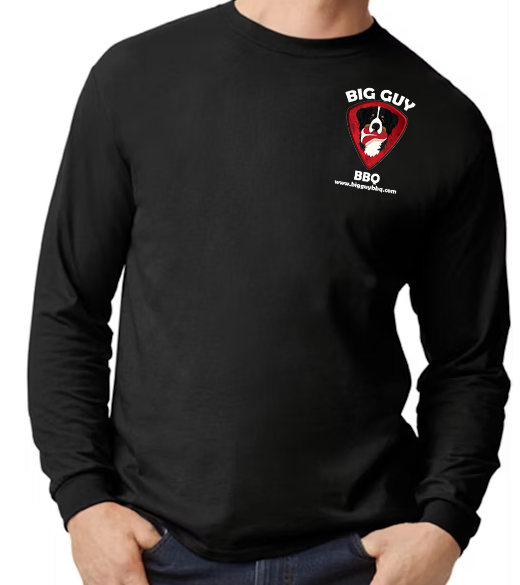 Big Guy BBQ Grey Long Sleeve T-Shirt